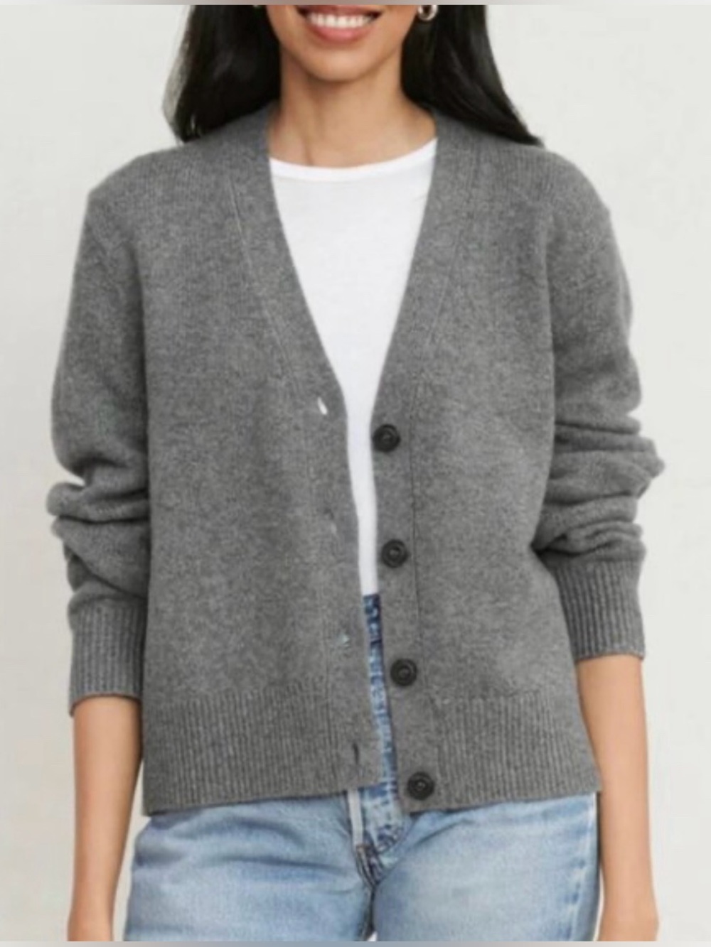 Jenni Kayne cashmere Colette cardigan in thunder Sz small NEW